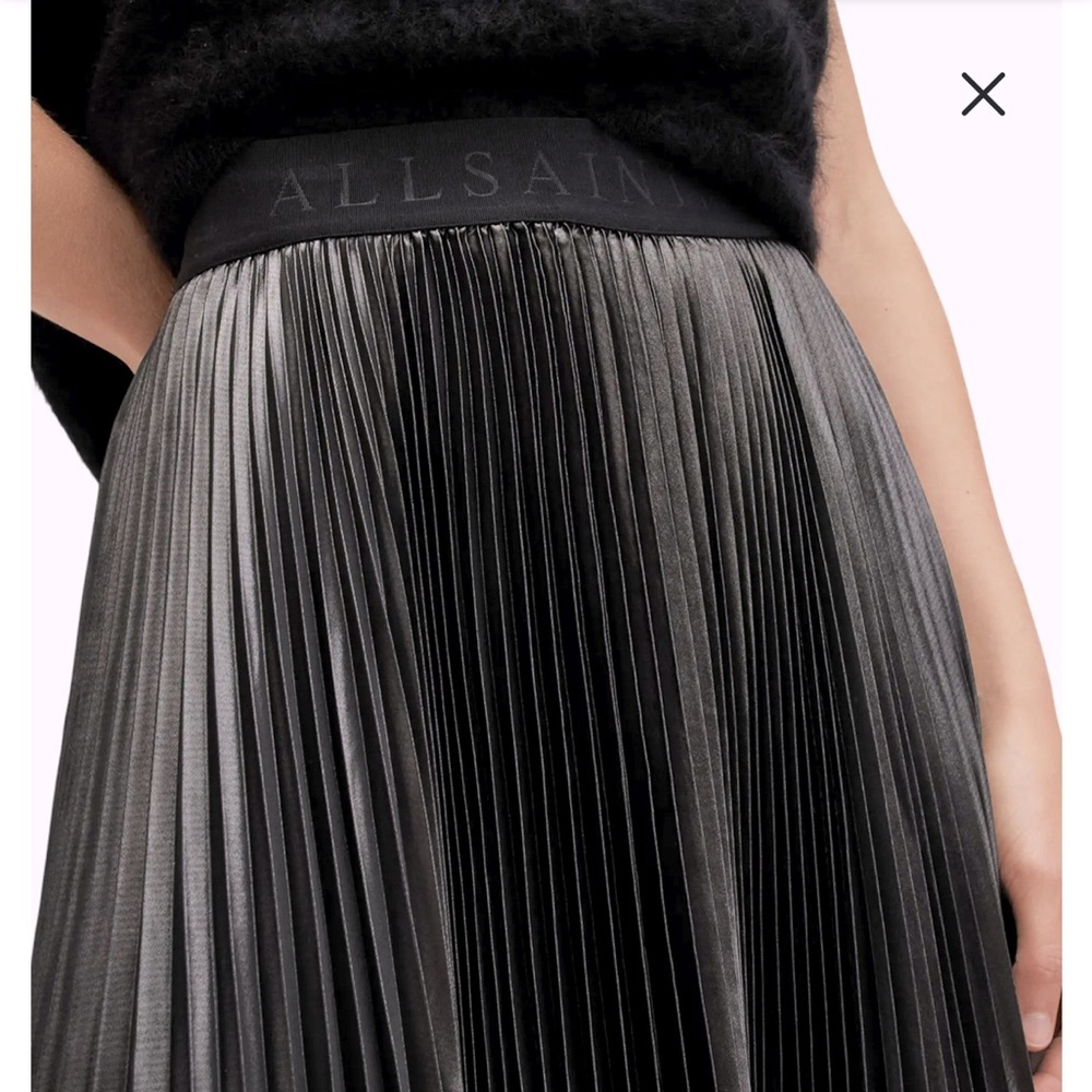 All Saints Pleated Skirt